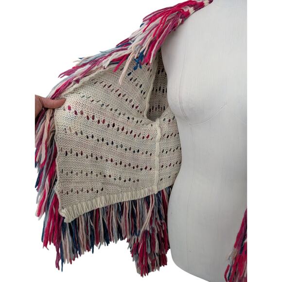 Lovers + Friends fringe wool blend cardigan - Picture 6 of 14